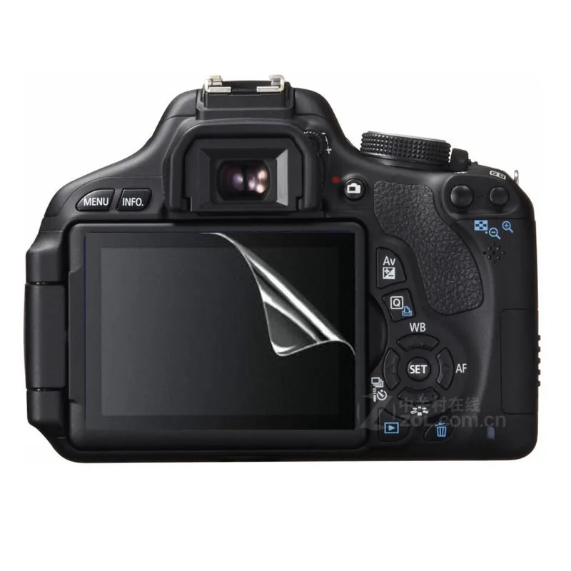 3 x прозрачная защитная пленка для ЖК экрана Canon EOS 60D 600D 550D M M2 Kiss X5 X4 Rebel T3i T2i|Защита