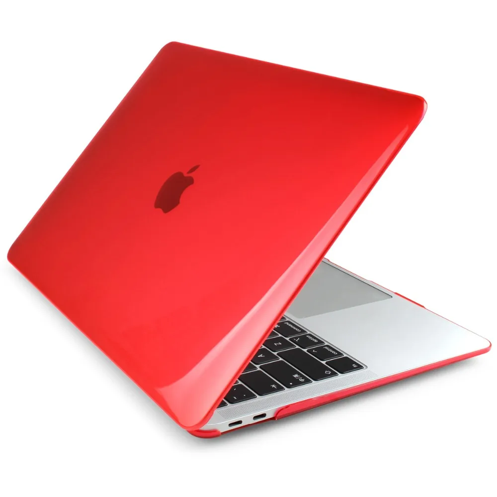 Прозрачный кристально чистый чехол для Macbook Air Pro retina 11 12 13 15 16 дюймов Touch Bar/Touch ID A2141 A1932 A1989 A2159