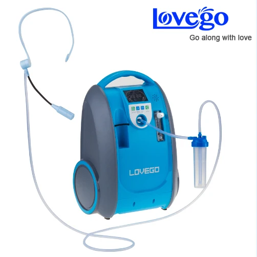 (Возврат 3 дня) от 1 до 5 литров в минуту Lovego LG101 портативный концентратор кислорода