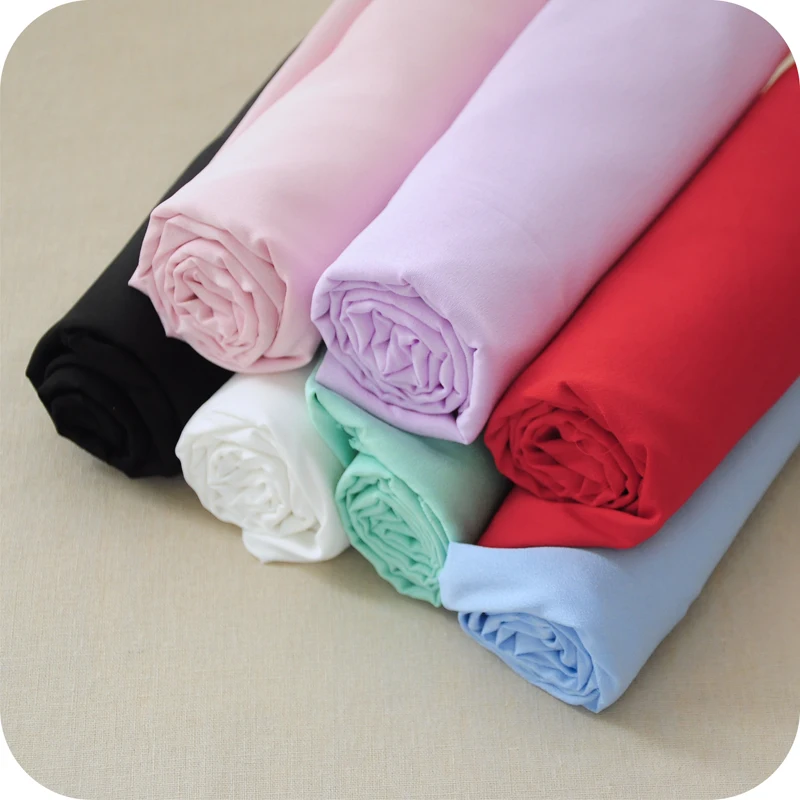 

150 X50cm Double Crepe Solid Cloth , use with Chiffon, Lace Lining, Thin Polyester Fabric
