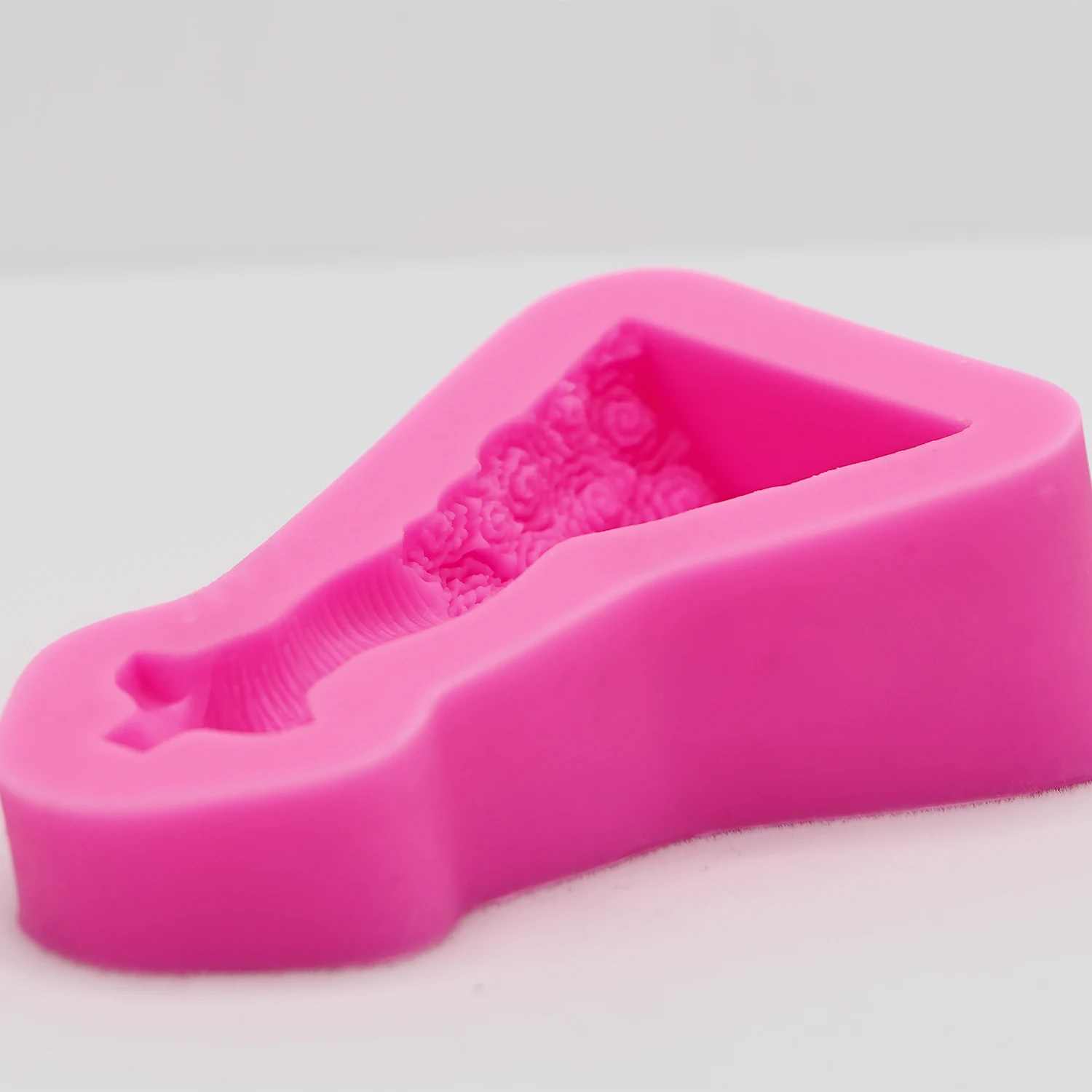 Невеста носить свадебное платье 3D помадка торт силиконовая форма для мыла формы