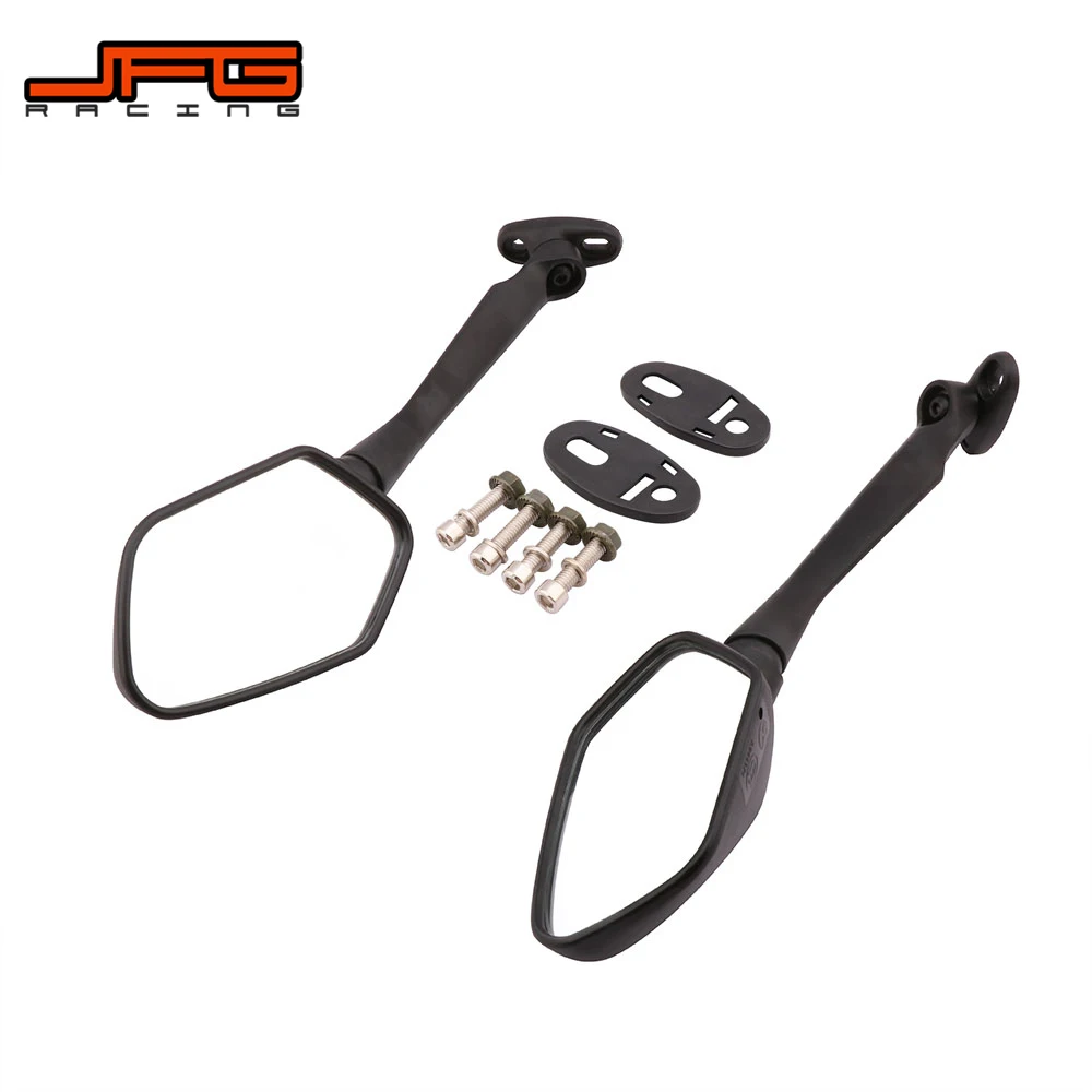 Мотоцикл Черная пара боковых зеркал заднего вида зеркало для HONDA CBR300 CBR 300 к рулю