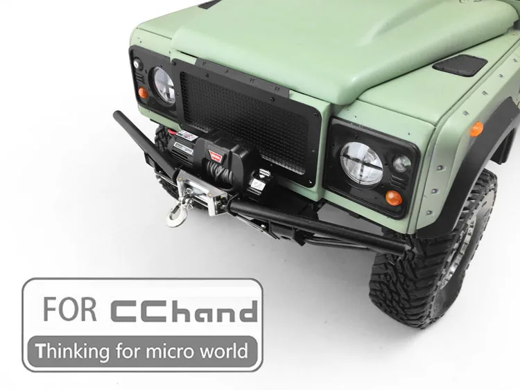 Металлический бампер (может быть установлен с лебедкой) для CChand RC4WD 1/10 D90/D110|Детали