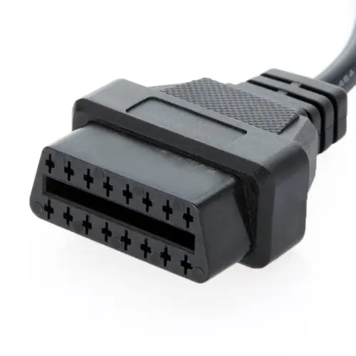 Для Nissan 14Pin до 16Pin OBD2 Женский адаптер подходит для диагностический инструмент