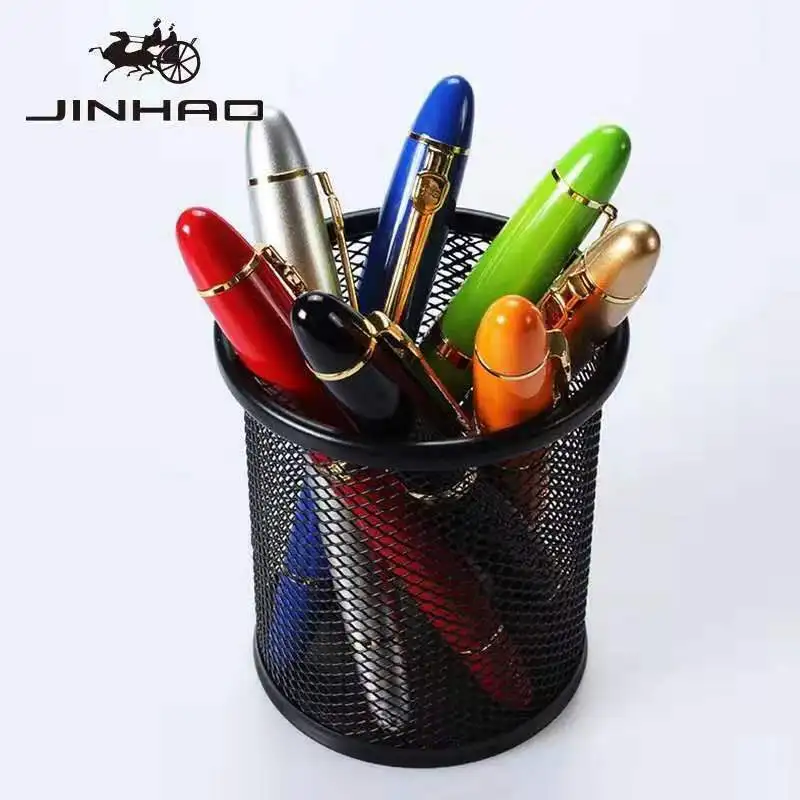 Bobby запустил Jinhao 159 большой размер авторучка с винтовой крышкой тонкий наконечник канцелярские товары офисные школьные принадлежности penna stilografica