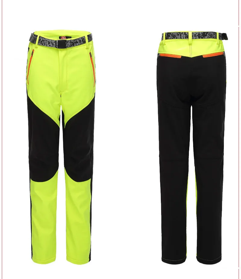 

New outdoor women's stormtrousers breathable soft-shell trousers couple style sweater pants hiking camping trekking trouser