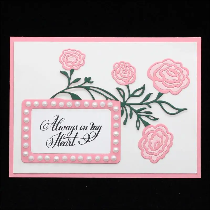 

KSCRAFT Flower Frame Metal Cutting Dies Stencils for DIY Scrapbooking/photo album Decorative Embossing DIY Cards