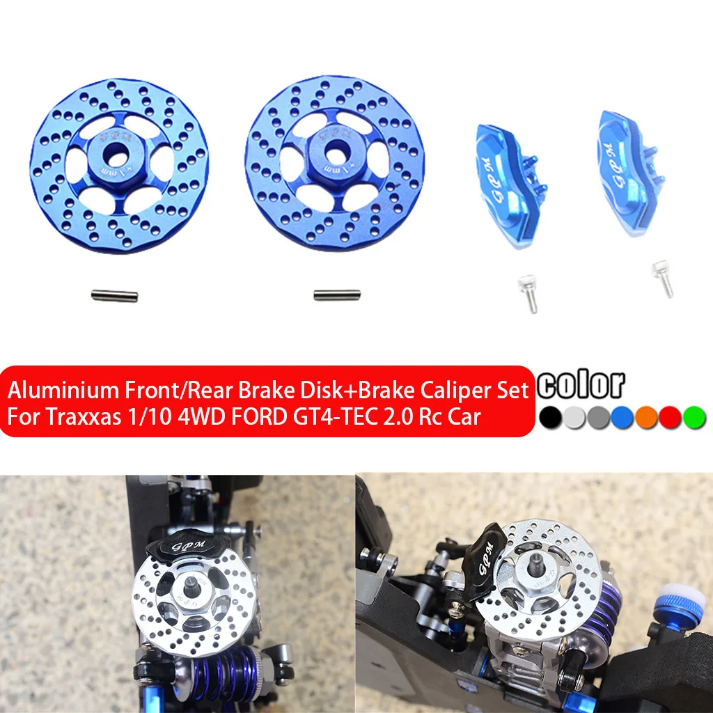 Детали модели алюминиевый передний/задний тормозной диск для Braxas + суппорт набор