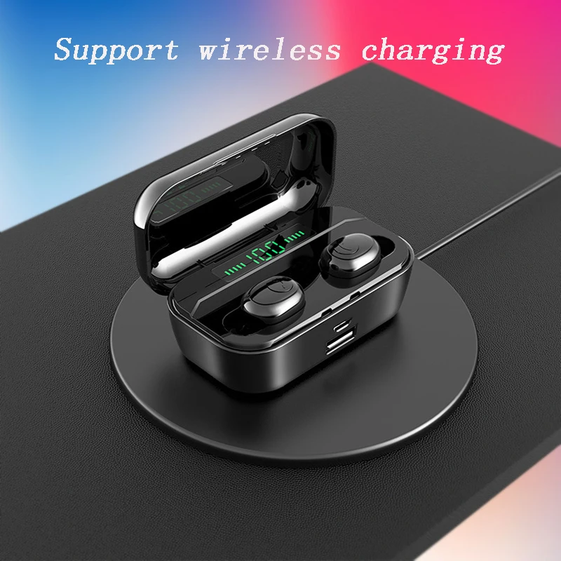 Поддержка беспроводной зарядки IPX7 водонепроницаемый Bluetooth спортивные наушники с
