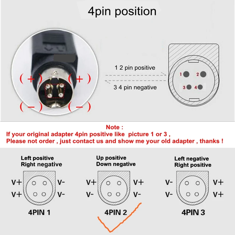 12V5A импульсный источник питания 4 Pin 60W AC DC преобразователь адаптер контактный для