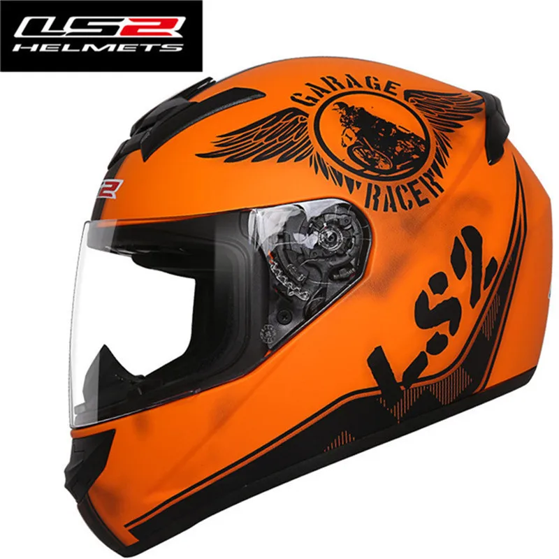 7 LS2 мотоциклетный шлем для гонок с полным лицом Casque Capacete Casco Moto Helm Kask шлемы Краш для Benelli Motociclista LS2 ROOKIE - Цвет: 7