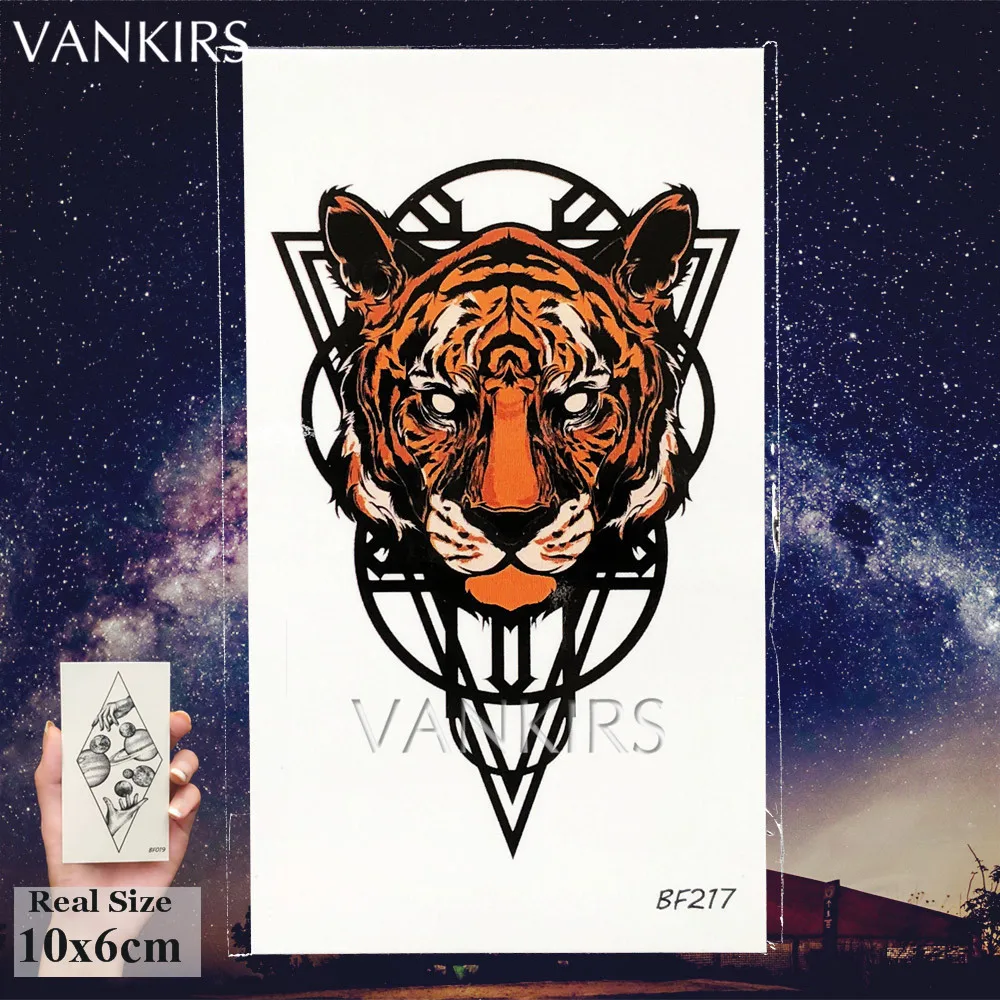 VBF217 VANKIRS 3D Красочные наклейки для тату с планетой женские татуировки для тела на руку временная татуировка Юпитер для мальчиков солнечные татуировки Водонепроницаемая луна - Цвет: VBF217