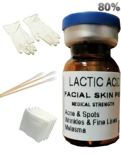 

5ML LACTIC Acid Skin Peel For: Acne,Wrinkles,Melasma,Age,Spots 80% Free Shipping