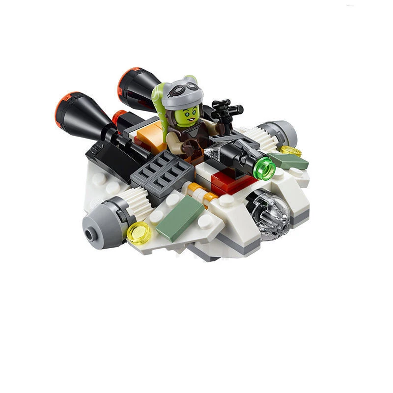 Маленькие кирпичи Звездные войны сопротивление на X-Wing TIE Расширенный прототип Micro Fighter Starwars Wookiee Gunboat строительные блоки игрушки