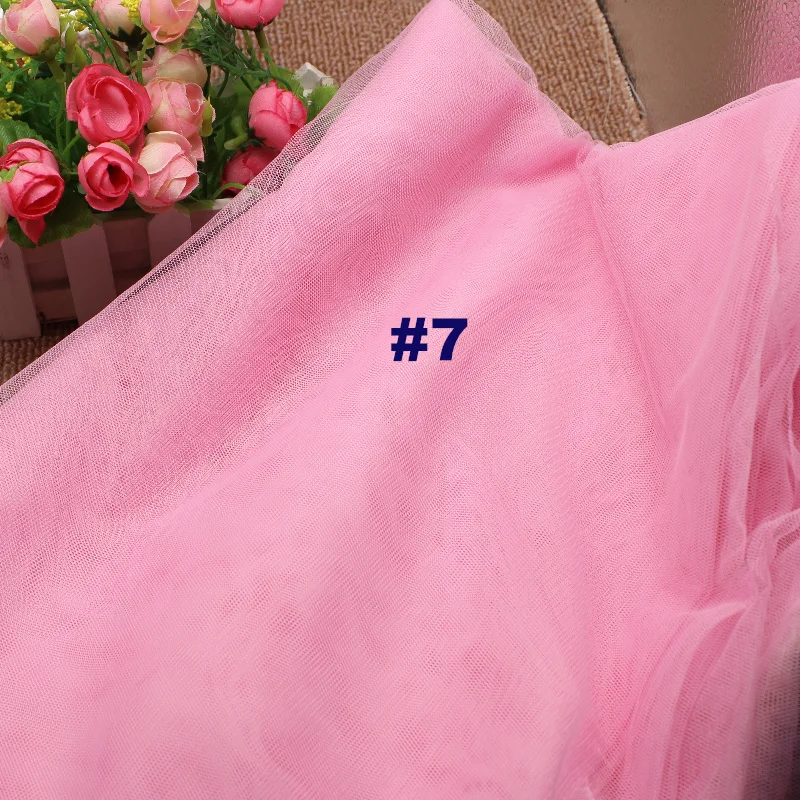 Мягкая сетчатая ткань для женщин Тюлевая платья полиэфир шириной 5 метров