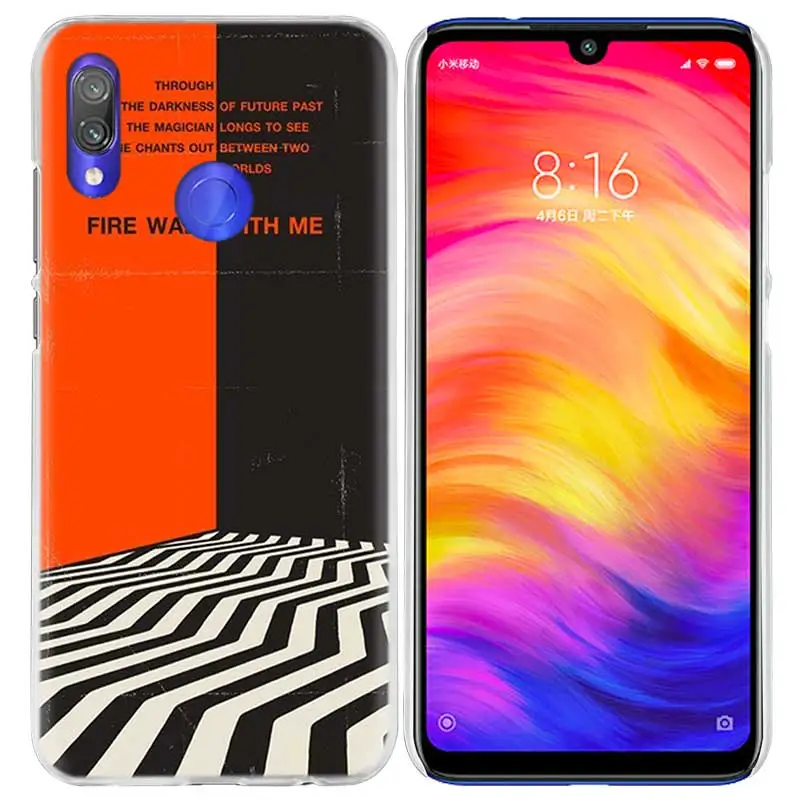 Чехол с надписью «Добро пожаловать в Твин Пикс» для Xiao mi Red mi Go Note 7 6 6A Pro S2 5 5A 4X mi A1 A2 9 mi x 3 5G 8 lite Play F1 жесткий чехол для телефона из ПК