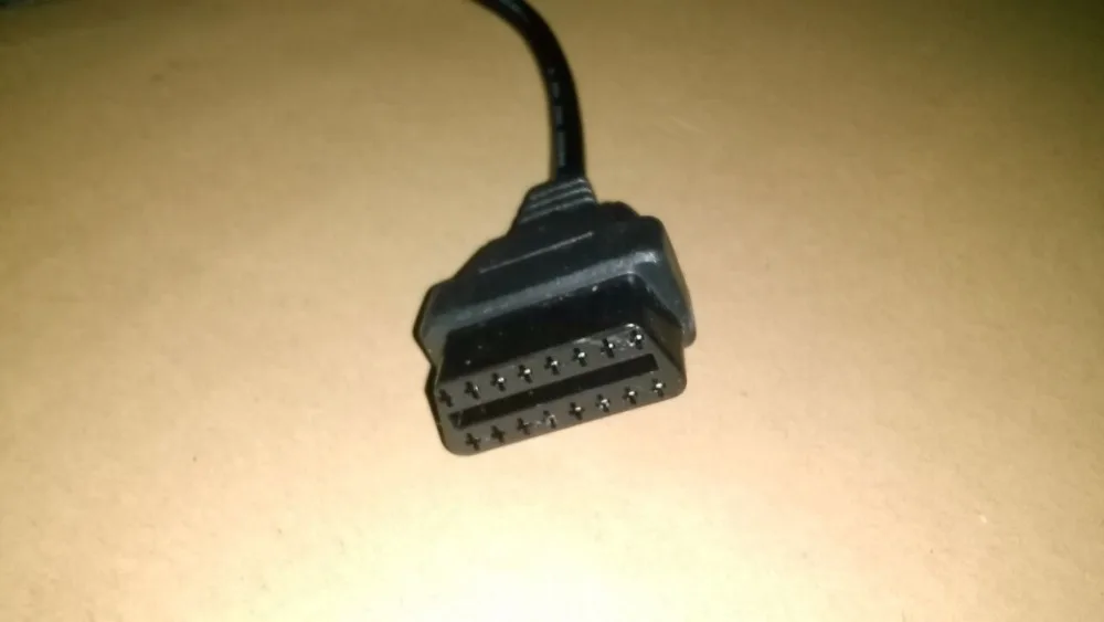 10 шт. OBDII OBD2 OBD 16 Pin Штекерный Женский удлинитель Автомобильный диагностический