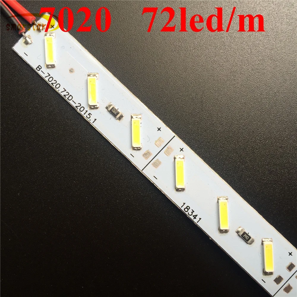 Smarstar 12В 33 см 24LED 7020 жесткие светодиодные фонари бар 0 м Жесткая светодиодная лента