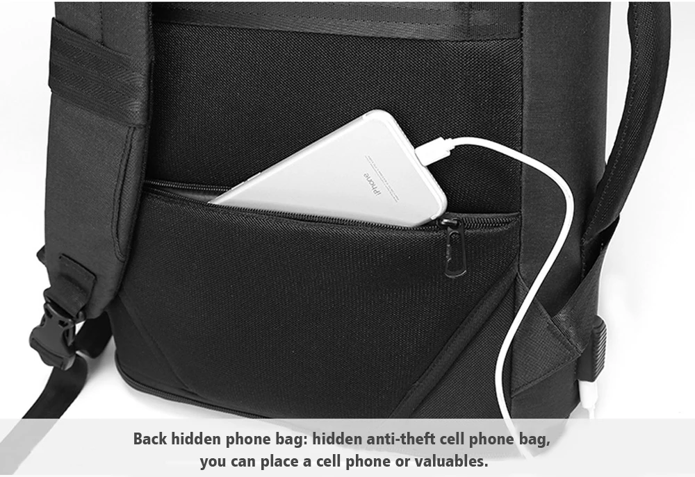 MARKROYAL 15,6 дюймов ноутбук рюкзак Anti Theft USB для подзарядки городской мужской Mochila для мужчин Дорожная школьная сумка подростка