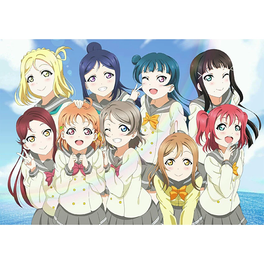LCSP LoveLive!Sunshine! Aqours Kurosawa Dia Косплей Костюм для костюмированной вечеринки по