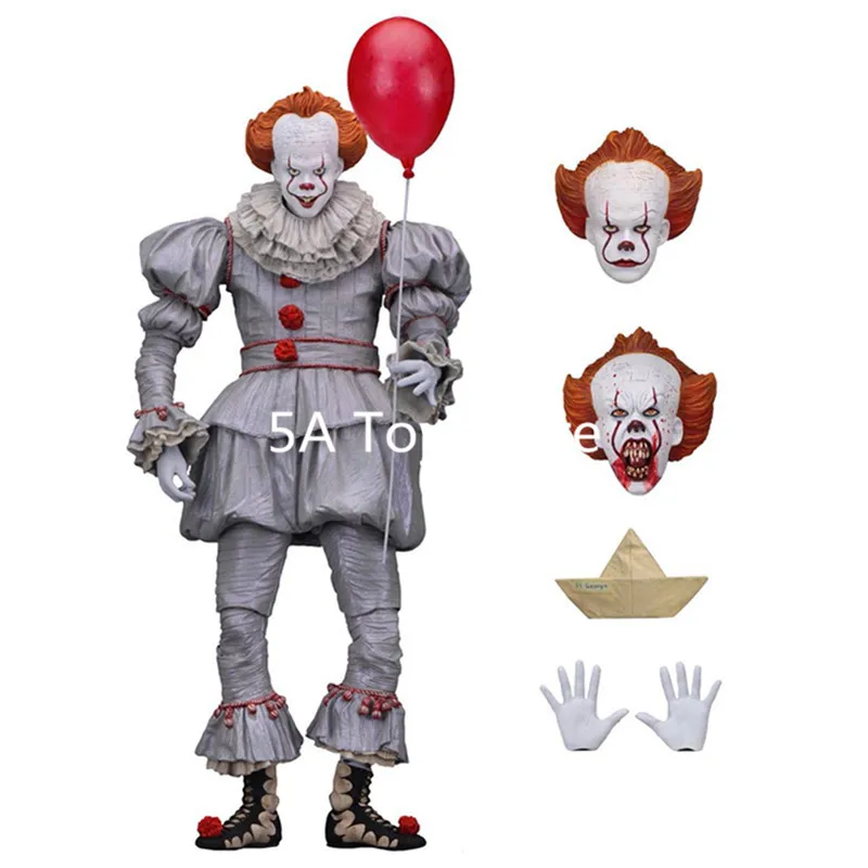 NECA Stephen King's It Pennywise Джокер фигурка игрушки куклы Фигурки Коллекционная модель