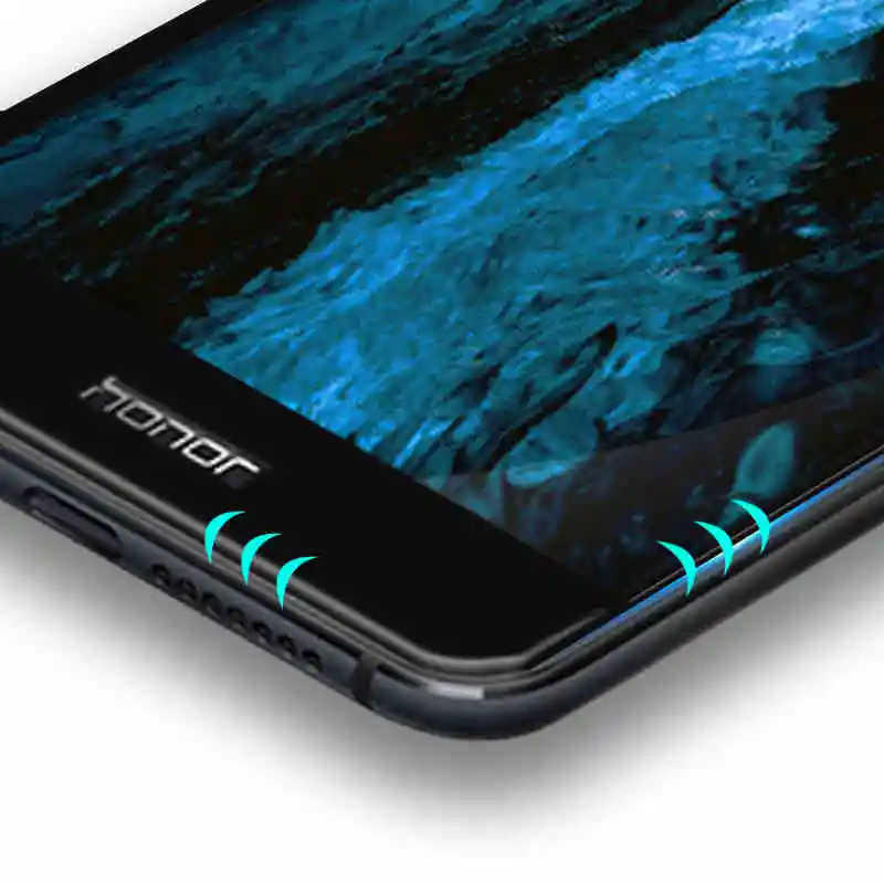 Полное Защитное стекло для Huawei Honor 9 Lite 8C 8X8 S 7A 7C 7X Pro играть C8 X8 S8 A7 C7 X7 экран