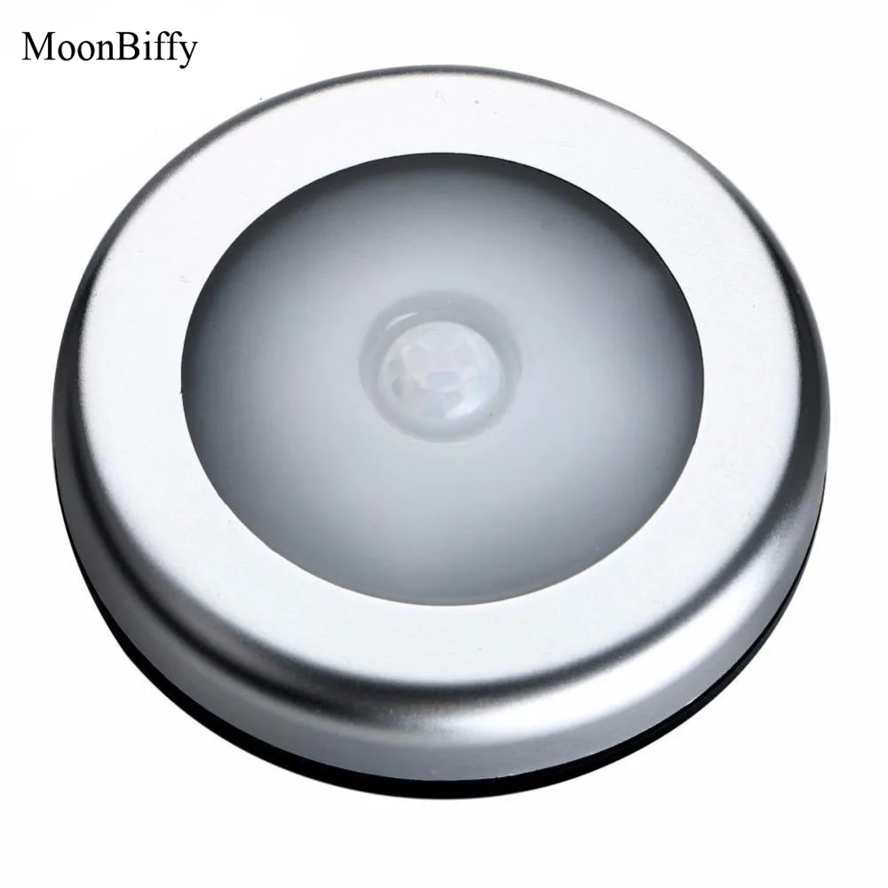 

Оптовая продажа, Прямая поставка, настенный светильник MOONBIFFY с пассивным ИК датчиком движения, 6 светодиодов, ночсветильник, Индукционная ла...