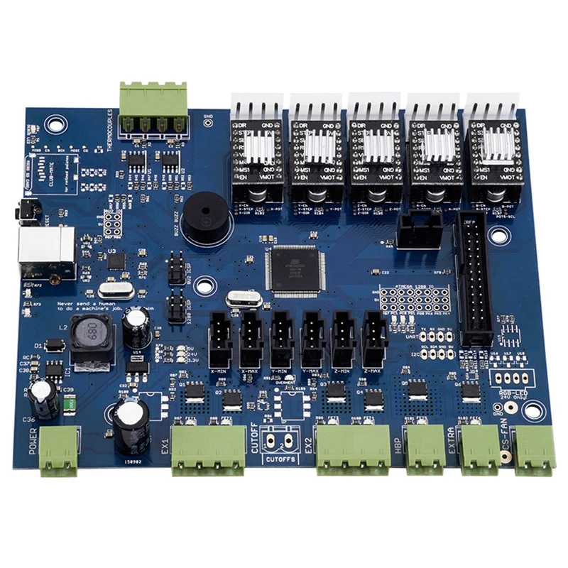 3d принтер репликатор G Mighty плата с Ic Atmega1280-16Au+ кабель для Makerbot 3d принтер 8 Dja99 Hotend Trianglelab Bltouch