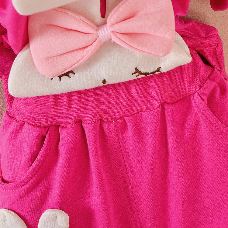 Осенние детские пальто с капюшоном и бантиком для маленьких девочек верхняя