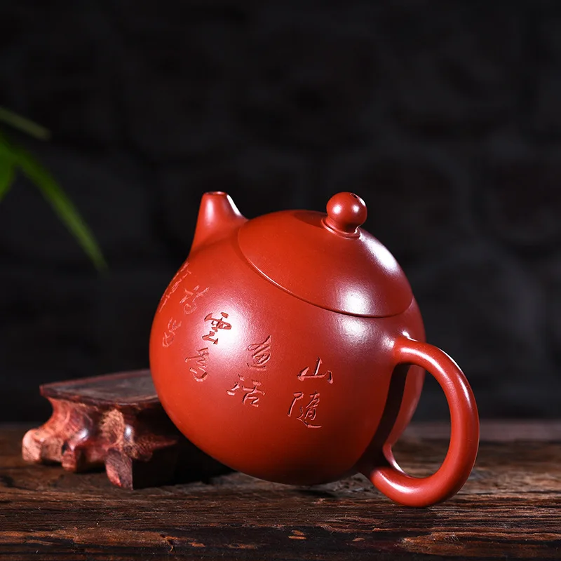 Глиняный горшок настоящий художник Wang Fang ручной работы сырая руда Dahongpao чайник с