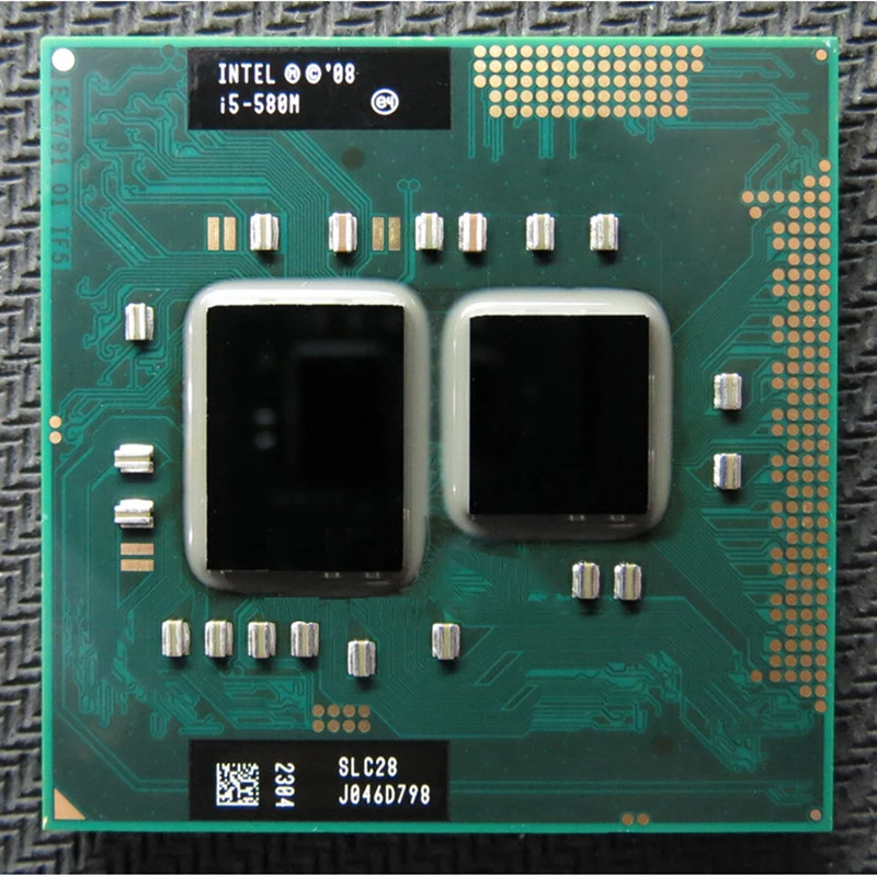 Оригинальный двухъядерный процессор INTEL I5 580m 2 66 ГГц L3 3M PGA 988 работающий с HM55|pga