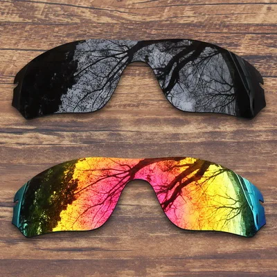 Black and Fire Red ToughAsNails поляризованные Сменные линзы для солнцезащитных очков с радаром Оукли-несколько вариантов - Цвет линз: Black and Fire Red