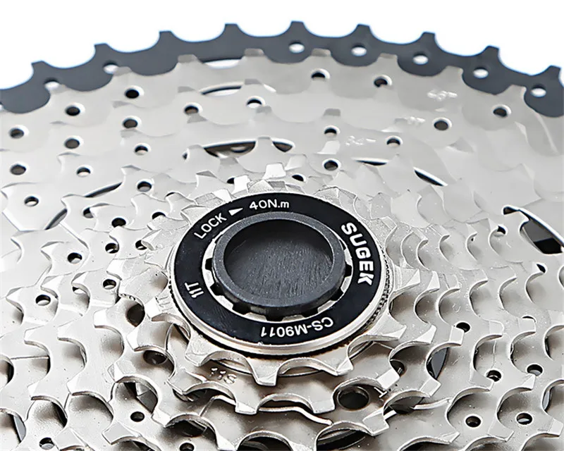 

SUGEK 11-52T 11 Speed Bicycle Cassette Freewheel MTB Mountain Road Bike Bicycle Freewheel Steel Wide Ratio Highway Flywheel
