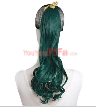 Оптовая клип в волнистые Многоцветный Хвост Наращивание Волос Шт термостойкие