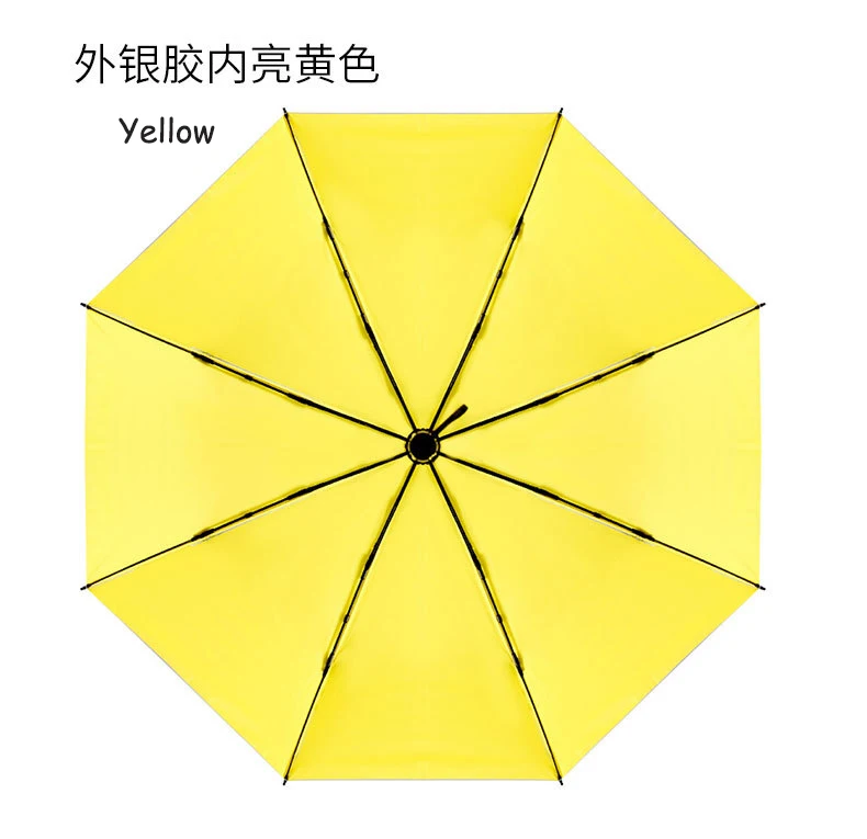 Fashion Silver Reflective Umbrella Rain Women Anti UV Windproof Folding Umbrellas Travel Business Umbrella Man parasol Paraguas зонт прозрачный