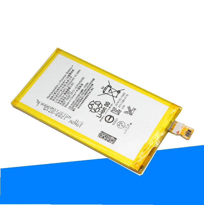 ISkyamS 10 шт./лот 2700 мАч LIS1594ERPC Сменный аккумулятор для Sony Z5 compact Z5C mini E5803 E5823