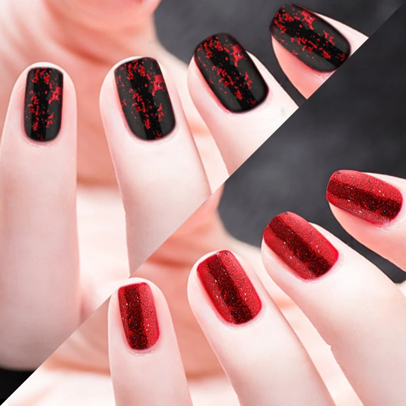 Гель лак для ногтей ROSALIND блестящий зеркальный пигмент волшебное маникюрное