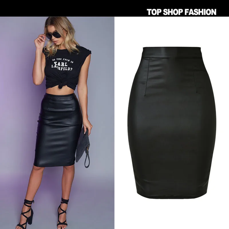 Лидер продаж Высокая талия юбка Для женщин покрытием джинсовая тонкий 2018 бедра