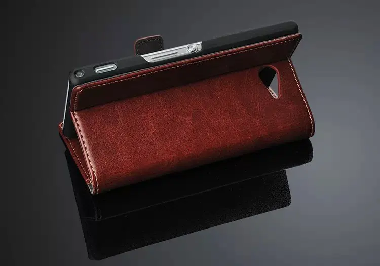 Чехол с отделением для карт M2 чехол Sony Xperia s50h D2305 D2303 кожаный телефона