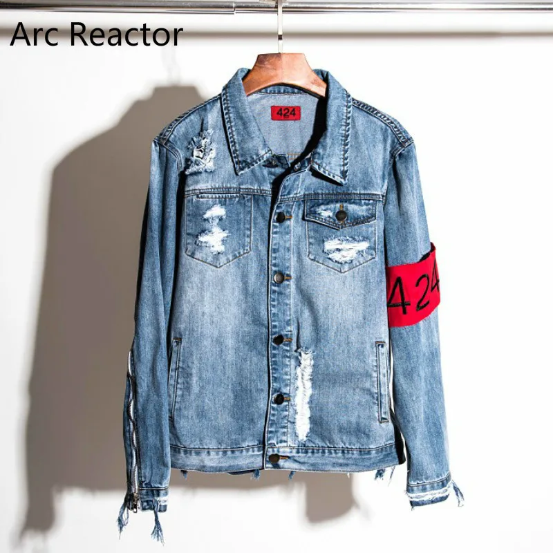 Четыре два четыре 424 куртка Для мужчин женщин высокое качество ветровка Хип Хоп