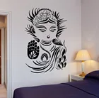 Буддизм Йога Медитация Наклейка на стену rexation бижутерия OM, Zen Религиозные наклейки на стены росписи домашнее искусство спальни Виниловые стикеры для декора Наклейка s M-71