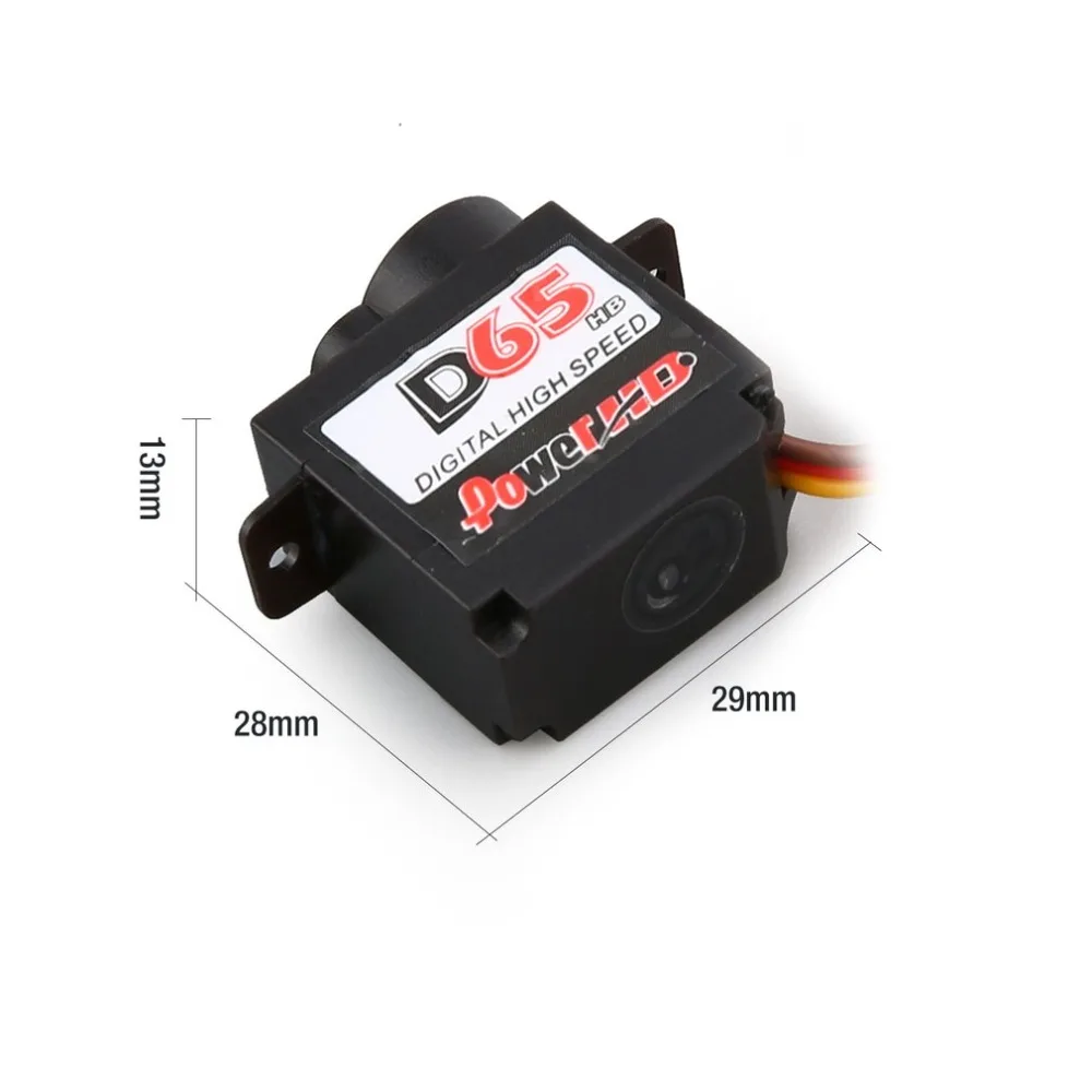 Мощность HD DS65HB 1 5 кг рулевой крутящий момент цифровой пластик шестерни Coreless Servo