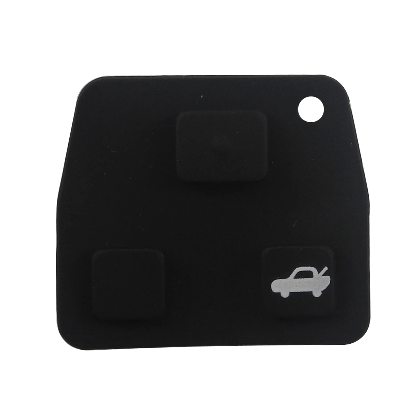 Jingyuqin 2ps Силиконовый дистанционный чехол для ключа автомобиля ButtonPad 2/3 BTN Toyota Avensis