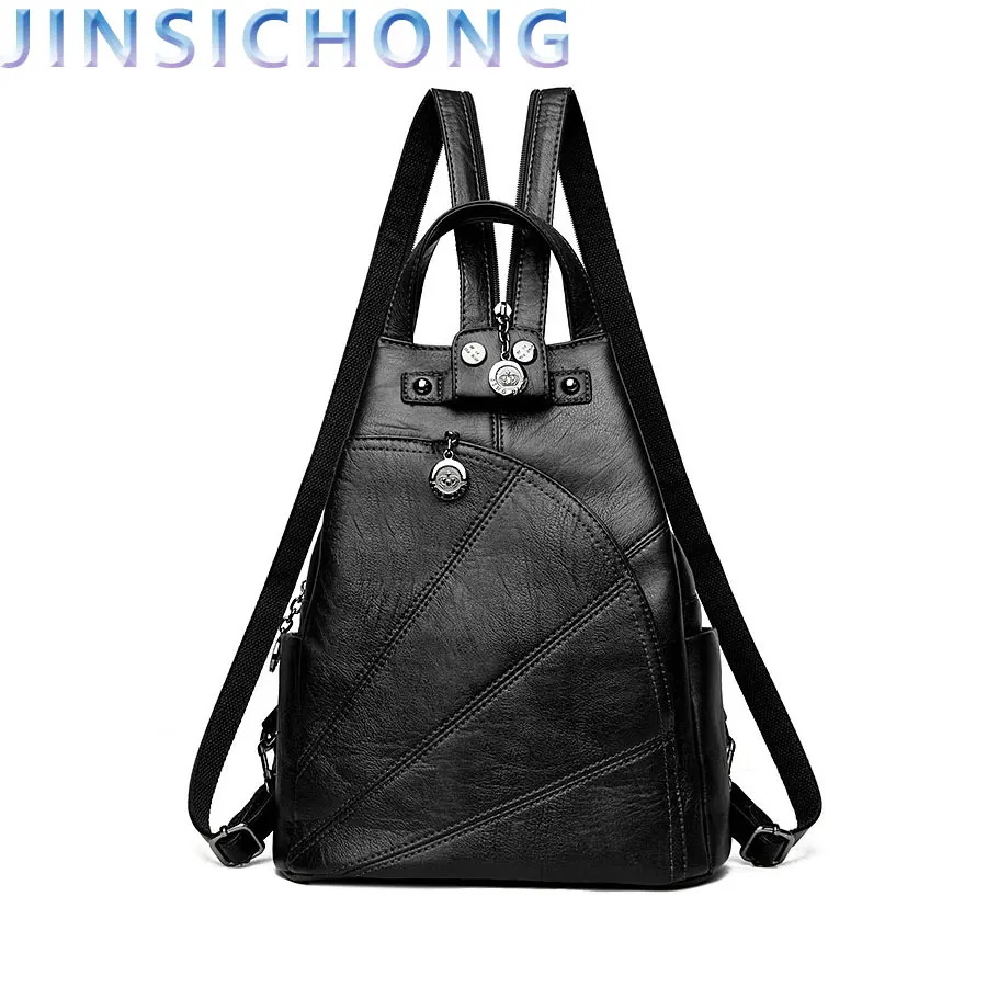 Новинка 2017 Модный женский рюкзак высокое качество молодежные кожаные рюкзаки