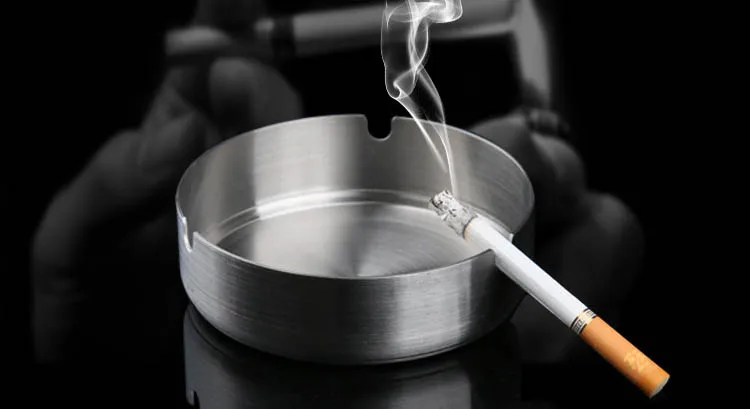 

Stainless steel ashtray