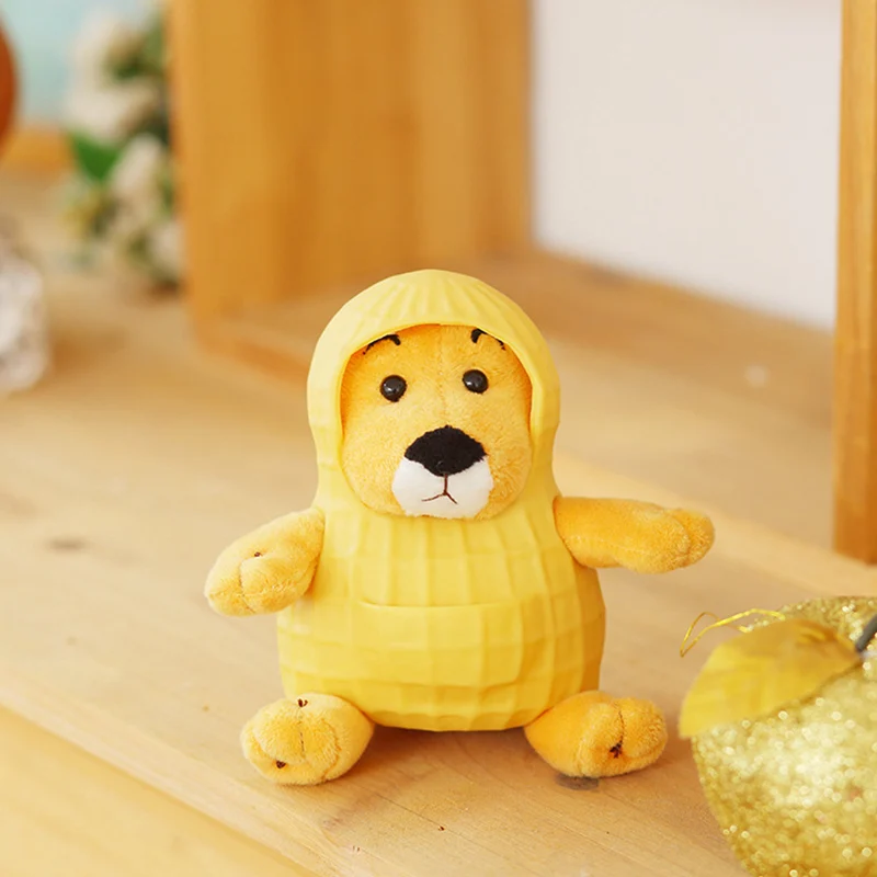 12CM Kawaii Mini Hamster Plush Toy Cartoon Peanut Mouse Doll Squirrel Chipmunk Creative Dolls Kids Birthday Gift | Игрушки и хобби