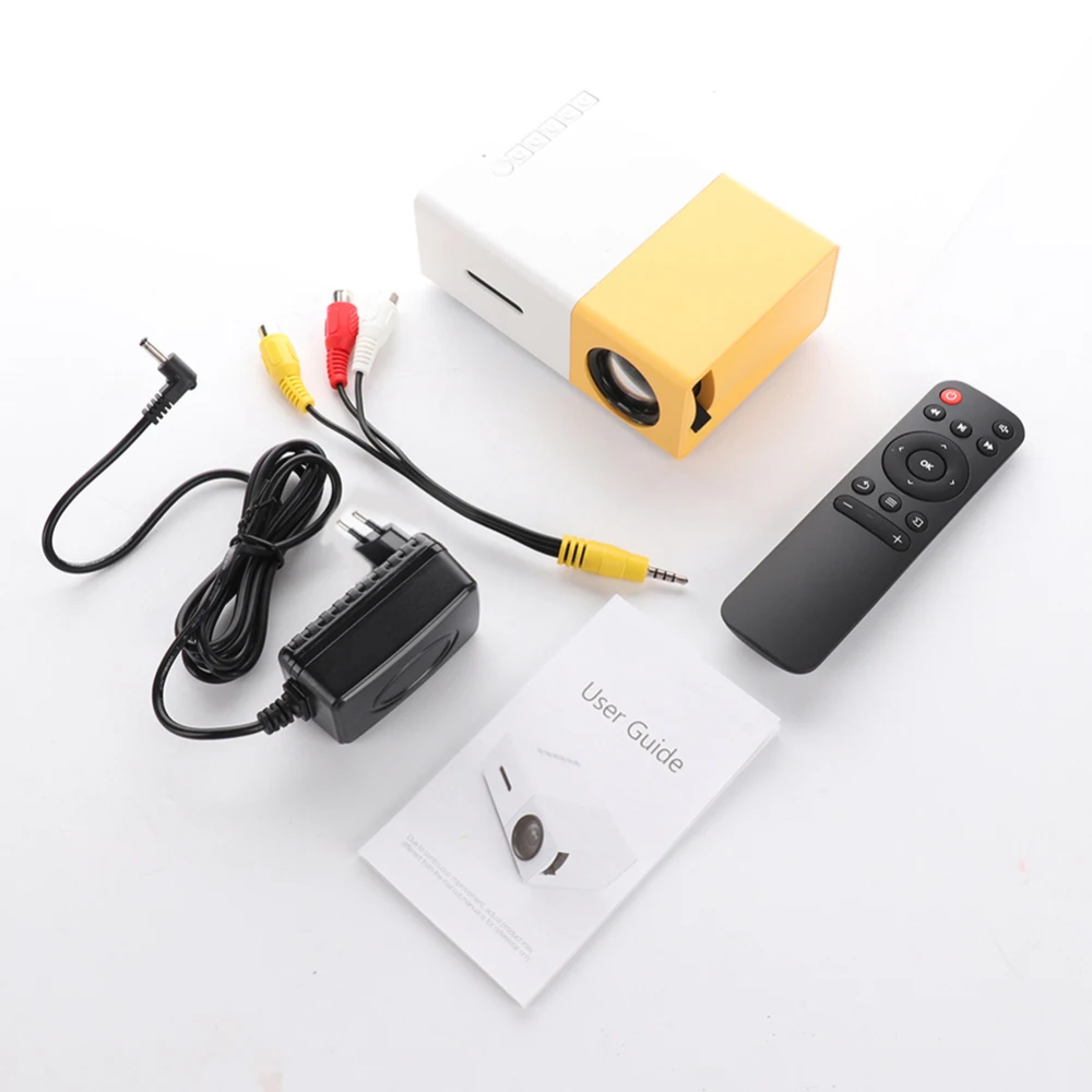 Светодиодный прожектор HDMI мини-проектор с usb-разъемом домашний медиа плеер