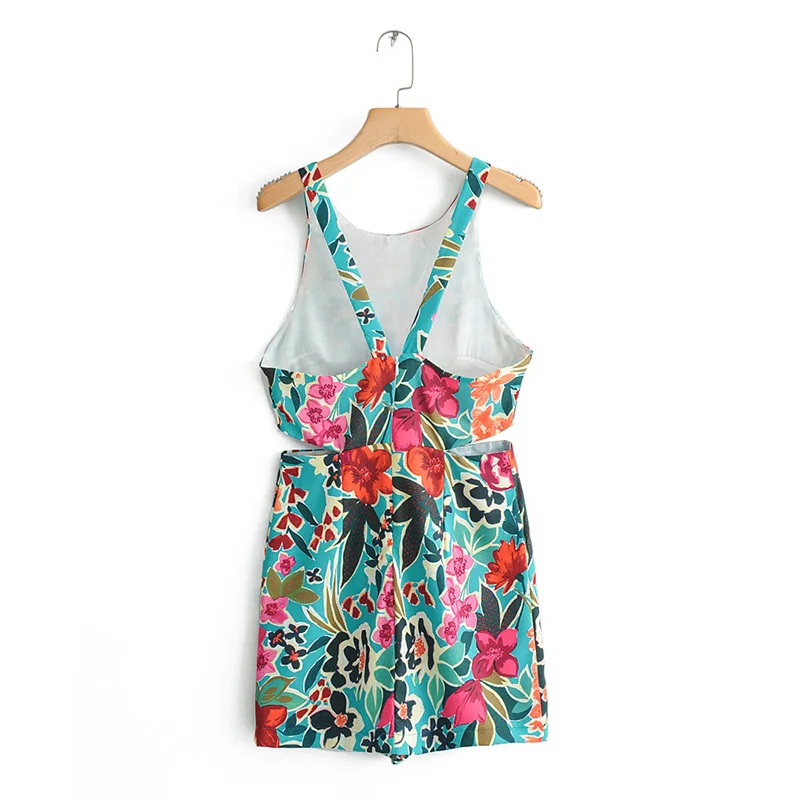 Летний женский сексуальный комбинезон с открытой спиной Женский Повседневный