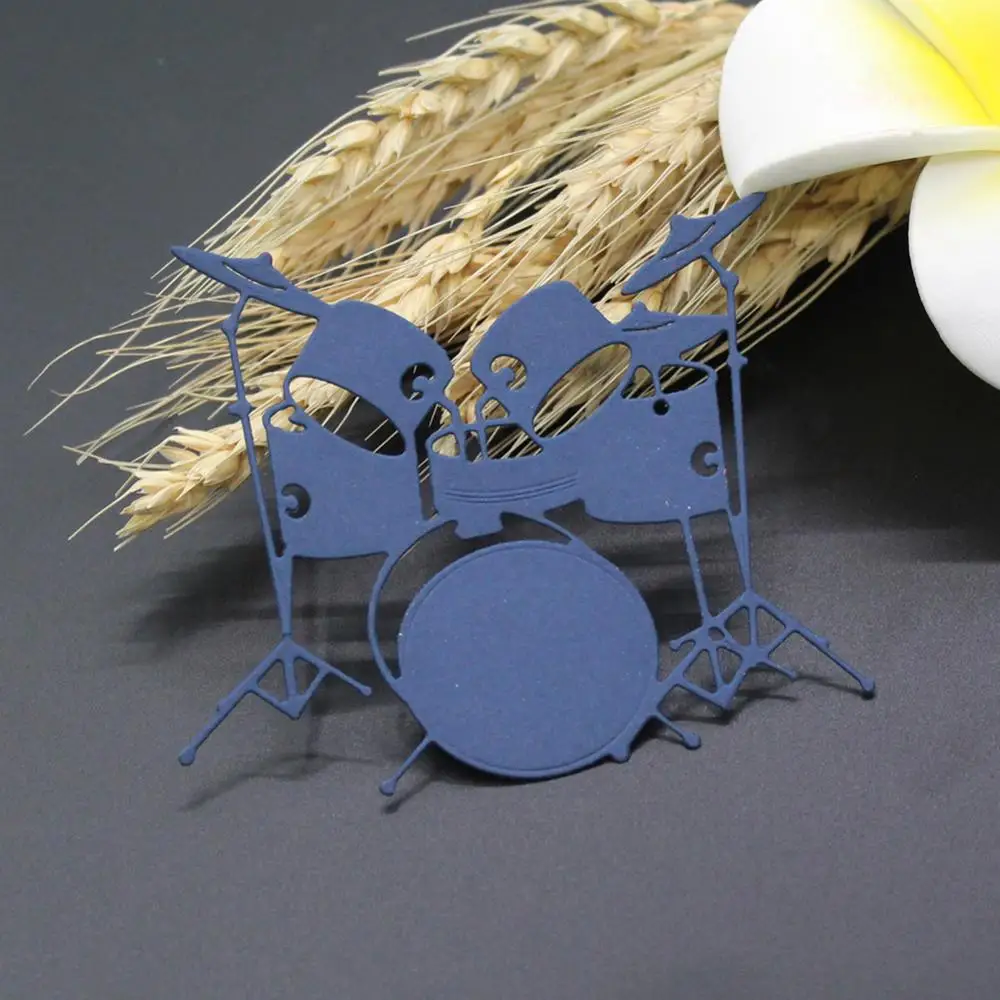 Новая полка в форме барабана металлическая резка Скрапбукинг для изготовления