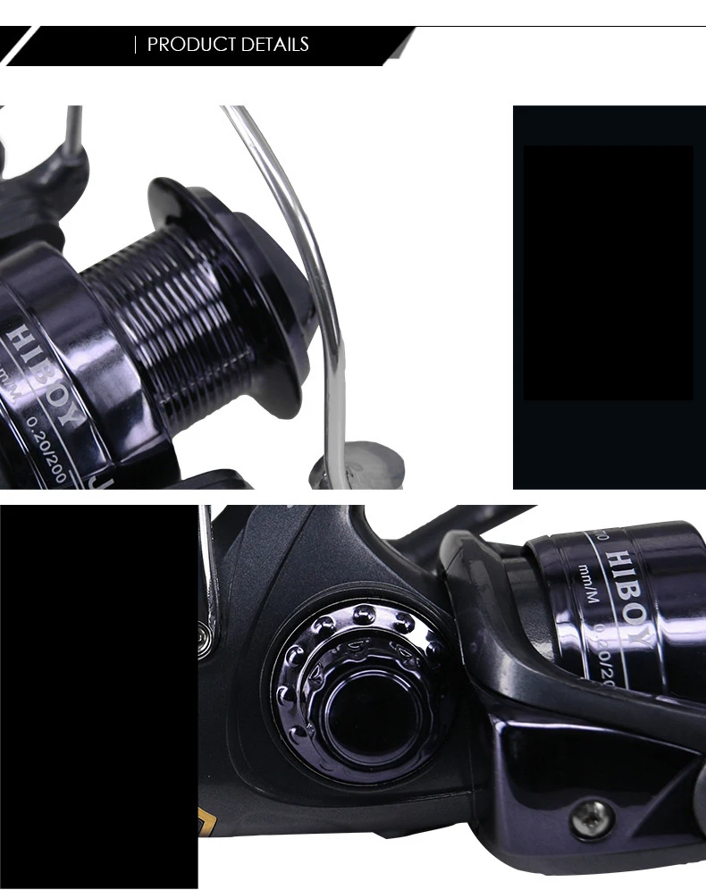 

Fish wheels spinning fishing reel 5.5:1 2000-6000series fishing Spinning wheel Sea Rock lure fishing reels pesca coil reel FR